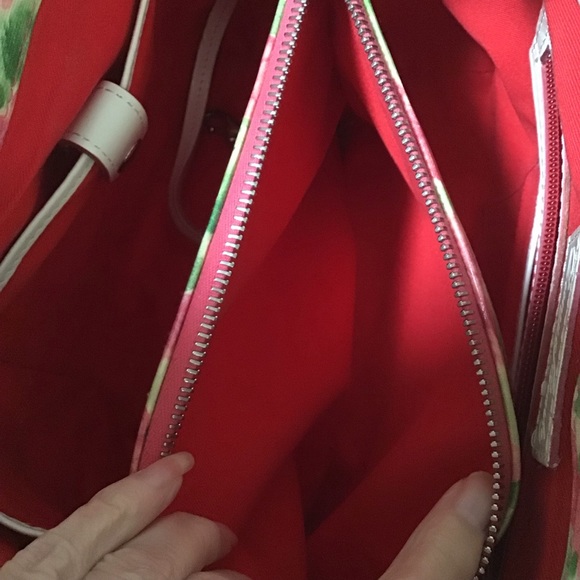 (1373) Dooney petunia floral spring satchel vintage pattern🌸🌸🌸 - Picture 12 of 16